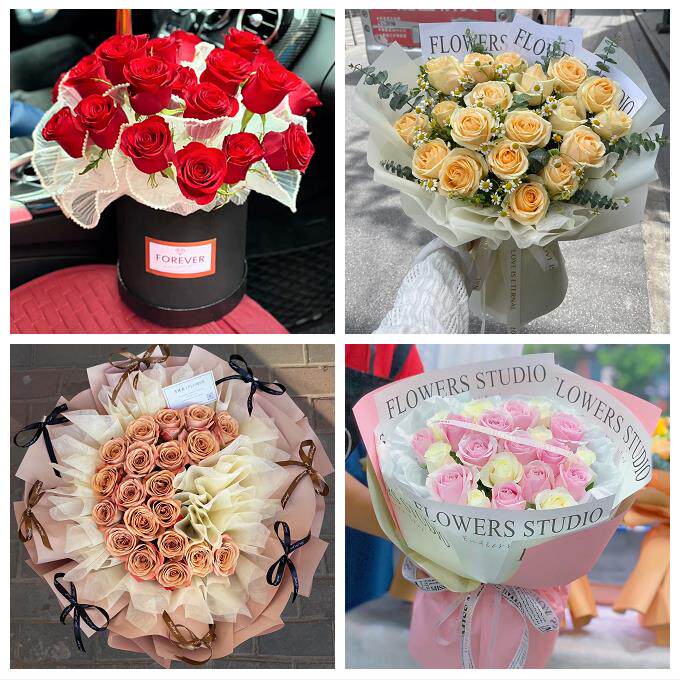 海南海口市秀英龙华琼山美兰区鲜花店同城配送女朋友情人节红玫瑰