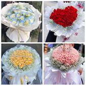 云南保山市隆阳区施甸县龙陵县同城鲜花店订情人节玫瑰送女友老婆