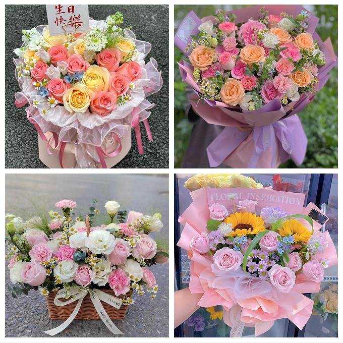 北京大兴西红门观音寺天宫院同城鲜花店玫瑰向日葵绣球送朋友生日