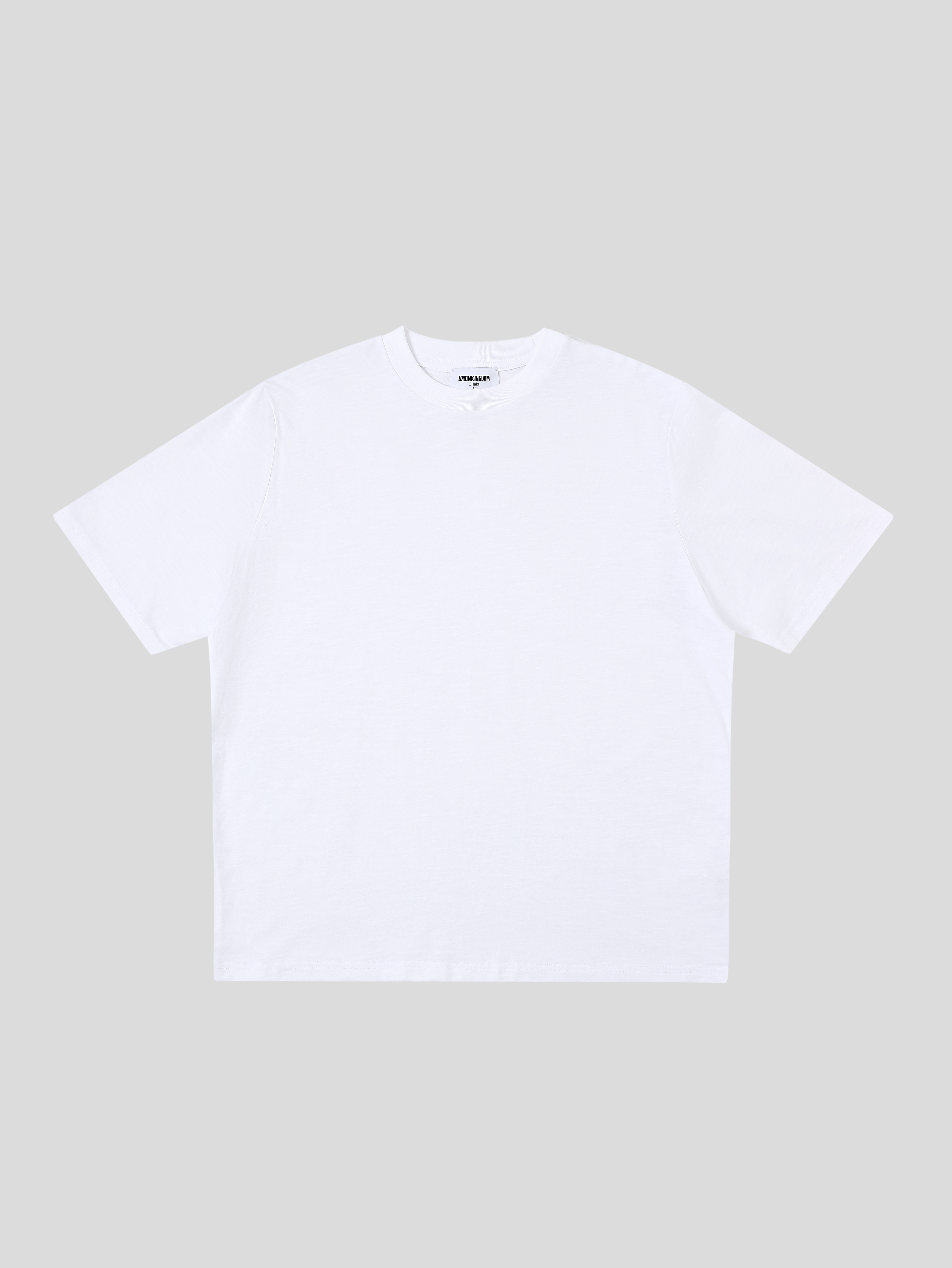 thumbnail for 200Gsm Union Kingdom Regular Fit T-Shirt, Self-Produced Slub Cotton Classic Short Sleeves