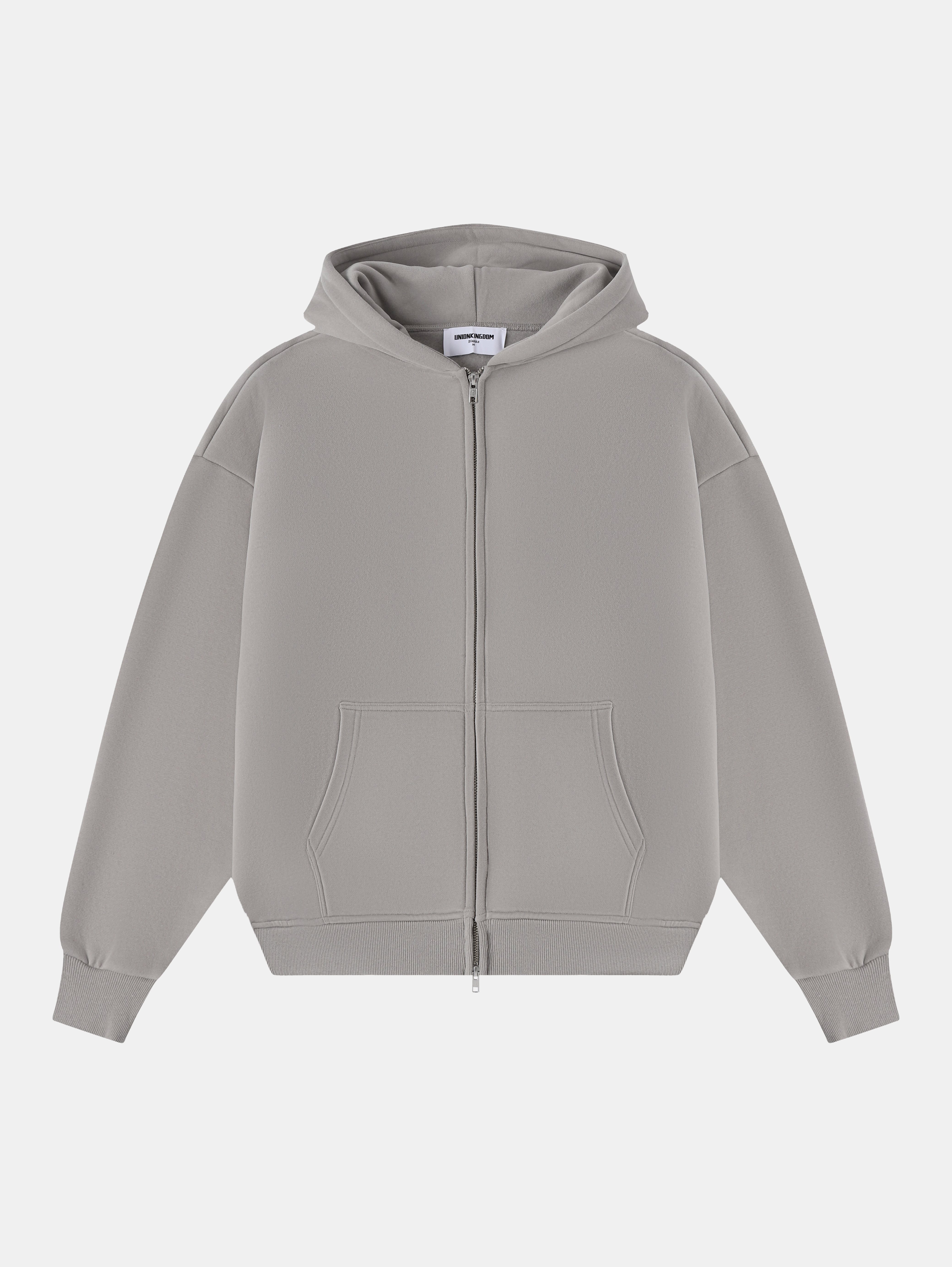 thumbnail for 360g Union Kingdom Zipper Hoodie Independent American Brushed Fleece-lined Zipper Outwear