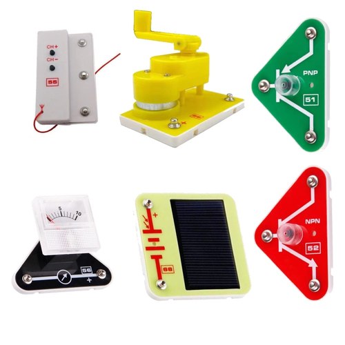 电子积木零件通用型兼容迪宝乐学某涯电学小子小学生电路百拼配件