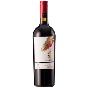 国产精品酒 中国宁夏贺兰山东麓留世酒庄赤羽赤霞珠干红 国货之光