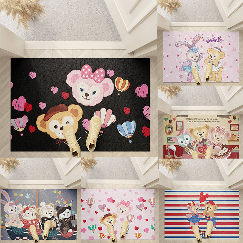 古灵精怪可爱ins地垫土门丝圈