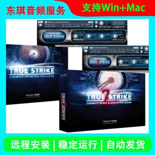 ProjectSAM True Strike 电影管弦打击乐音色  恐惧交响打击音源