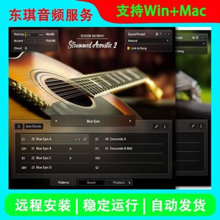 Strummed Acoustic 2 KONTAKT 6弦12弦原声切片吉他 远程安装