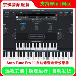 Auto Tune Pro 11 人声电音自动修音 修正音准音调插件+使用教程