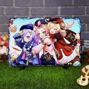 原神泡影断灭动漫周边石版画送男女友生日可来图定制礼物品