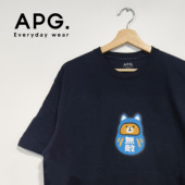 adlib香港重磅男女潮牌T恤APG系列 无敌猫纯棉圆领短袖 TE0149