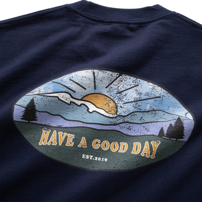 adlib香港 GoodDay系列青春印花短袖上衣 风景图案口袋Tee ZT1330