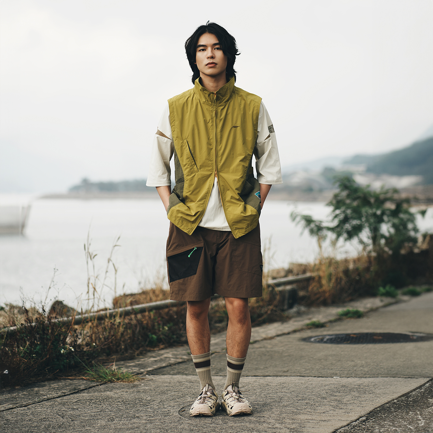 adlib 男潮流工装短裤子男款夏季美式男生休闲裤潮牌五分裤sp360