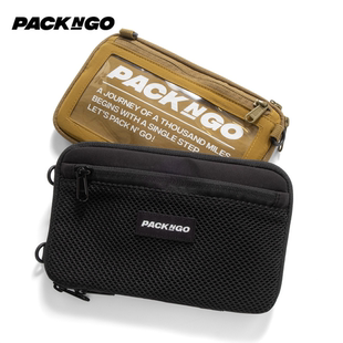 adlib香港潮牌美式 休闲两用旅游斜跨小包可容纳iPhone手机包BA534