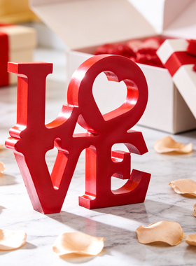 情人节装饰摆件创意家居派对装饰DIY英文字母LOVE摆件道具工艺品