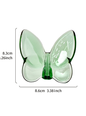 透明水晶蝴蝶造型桌面装饰摆件 派对庆典个性拍摄道具