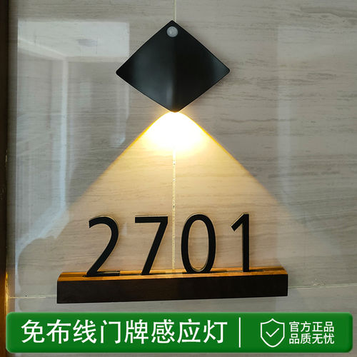 磁吸充电感应门牌灯小夜灯壁射灯