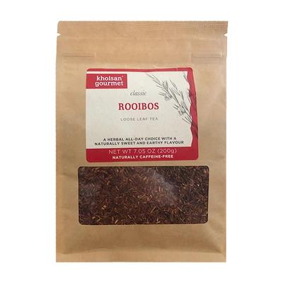 南非进口路易波士博士线叶金雀花无咖啡因红茶ROOIBOS散装茶冲泡