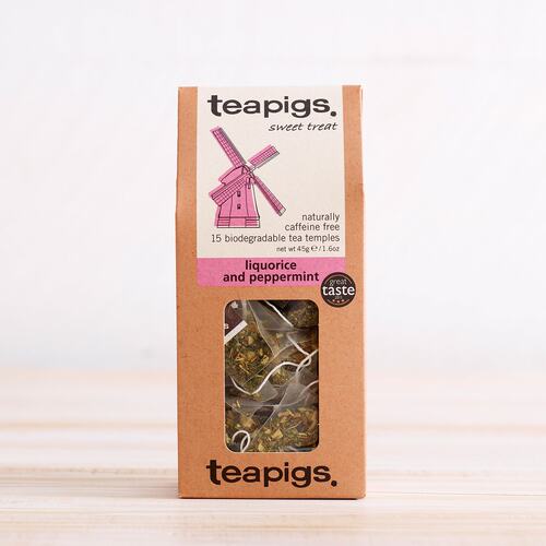 29年英国原装现货 teapigs 茶猪猪 甘草薄荷茶 立体茶包 15茶包
