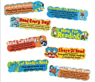 阅读规则教室绘本馆阅读室图书馆装饰墙贴环创布置