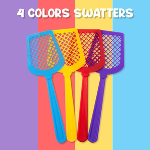 苍蝇拍玩具幼儿童英语教具粘塑封闪卡片魔术贴早教幼儿园教师教具