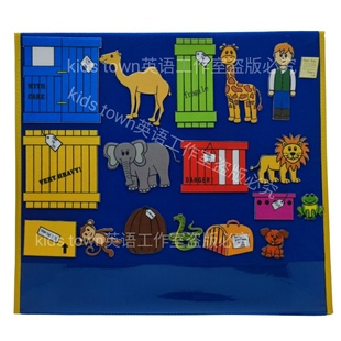 Dear 动物园绘本教具毛毡布故事教具 Zoo亲爱