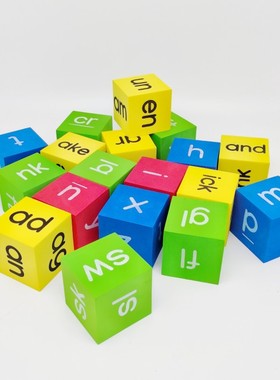 Phonics Blocks自然拼读骰子英语单词拼读游戏教具
