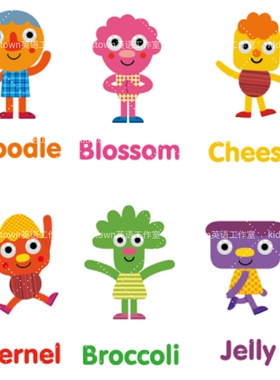 super simple songs歌曲人物毛毡布贴