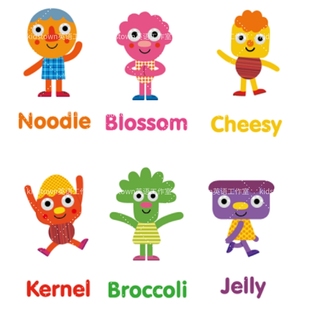 super songs歌曲人物毛毡布贴 simple