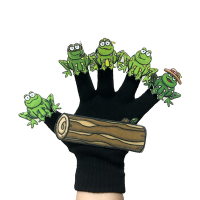 五只歌曲幼儿启蒙教具青蛙