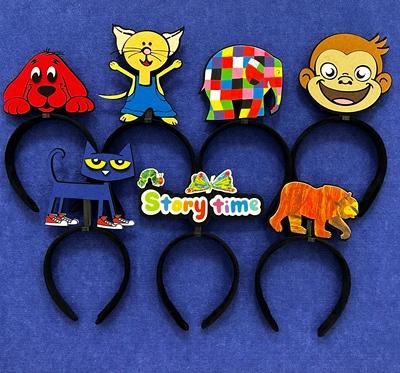 storybook character headband英文原版绘本故事头饰发箍课堂道具
