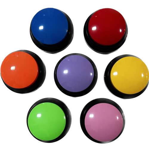 交流按钮训练说话玩具录音发声器挤压盒语音发声盒英语课堂教具