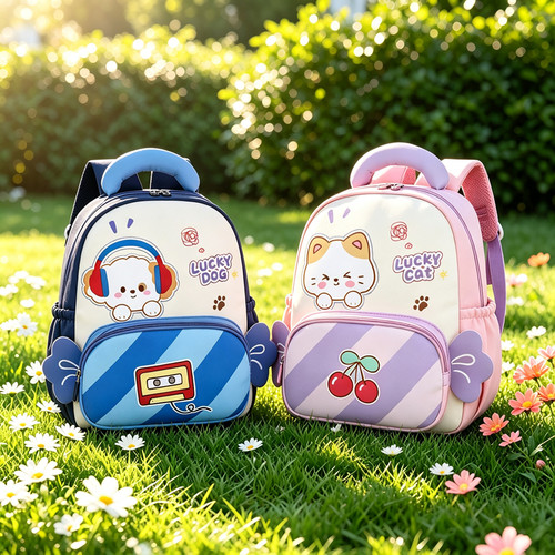 幼儿园可爱减负护脊透气书包