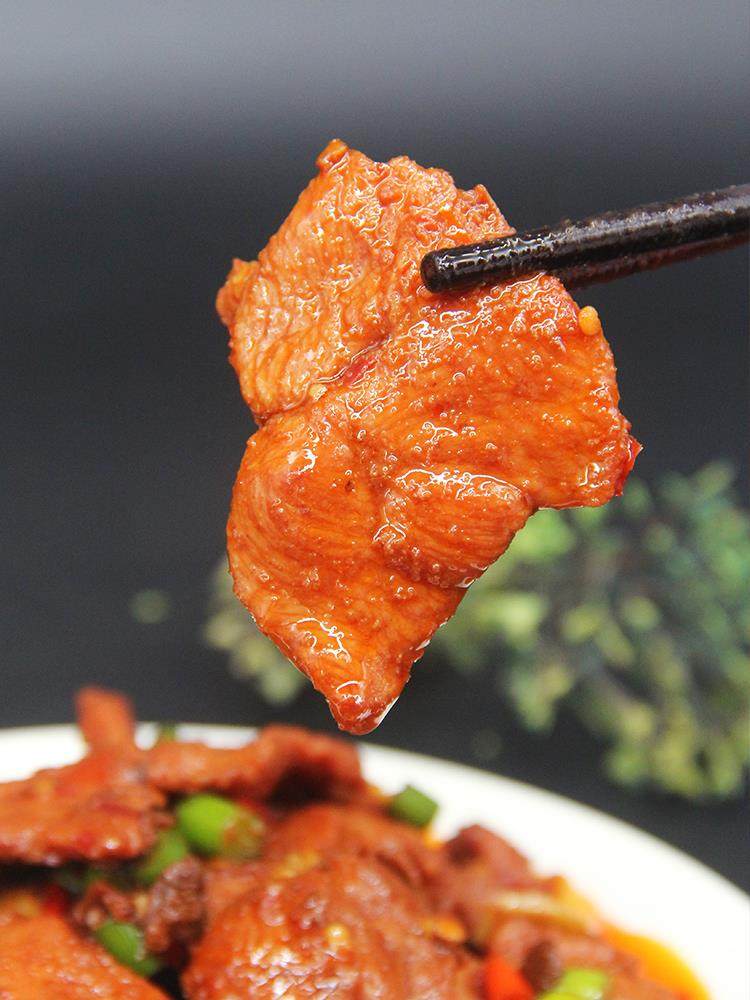 蒙古肉500g酒店饭店餐饮特色用半成品菜冷冻私房菜鸭大胸肉食材