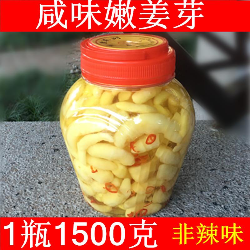 新鲜咸味1500克阿唐大光明嫩姜芽桐乡特产酱菜仔姜芽菜泡菜腌制