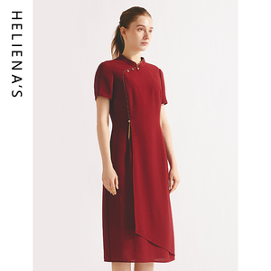 海兰丝连衣裙 高级感法式夏季宽松显瘦裙子2024年新款气质长裙女