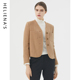 海兰丝法式 外套复古正肩小香风西服通勤上衣女23年新款 H233JK02