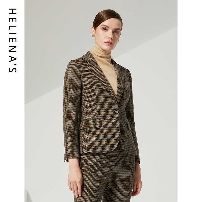 海兰丝气质收腰小西服