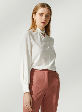 海兰丝小衫纯色修瘦气质套头衫 商场同款S221TS20