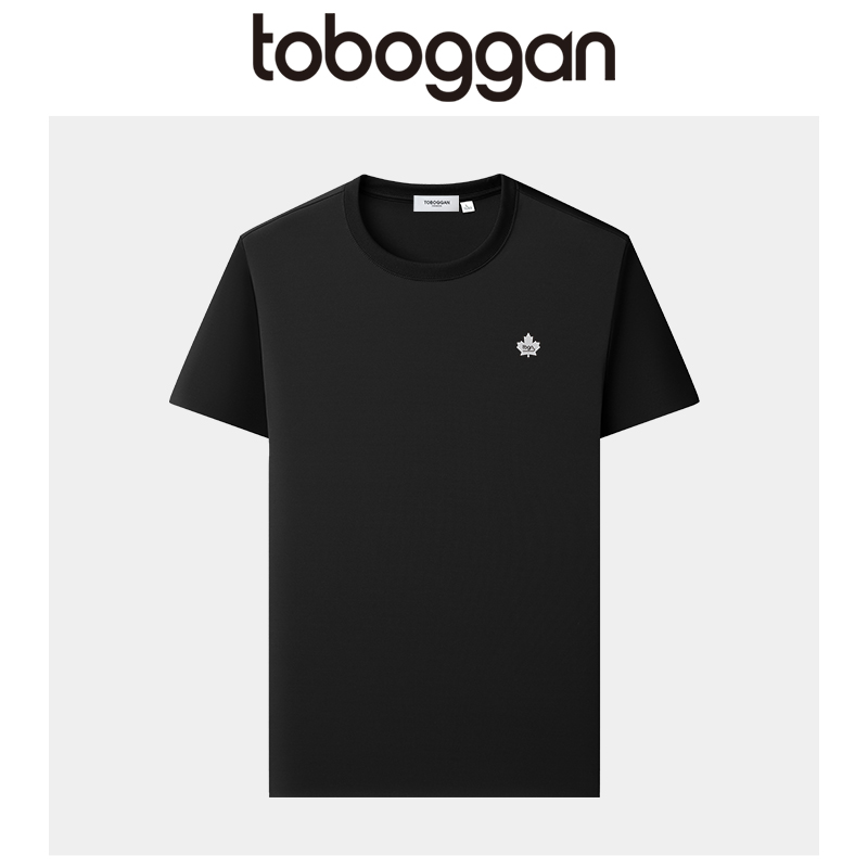 加拿大男士时尚T恤夏季轻薄桑蚕丝顺滑短袖 TB528210