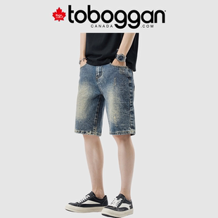 TOBOGGAN加拿大男士时尚牛仔短裤夏季舒适百搭牛仔短裤TOCNFH613