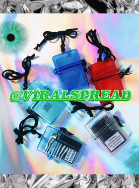 spread塑料透明随身收纳盒