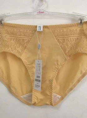 断码特价娅茜大码内裤女蕾丝性感中低腰纯色提臀三角短裤222311
