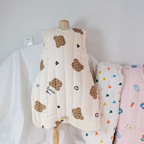 Bmw, детский марлевый хлопковый спальный мешок, жилет, осенняя летняя майка топ, «сделай сам», увеличенная толщина