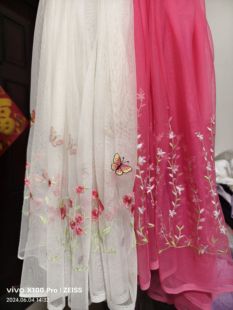 品牌剩余大块布头网纱刺绣布料软手工diy旗袍连衣裙蕾丝绣花面料