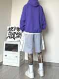 AK35*P48直播严选数据款~夏男短裤沙滩裤宽松潮流运动拼接休闲裤，男装休闲裤，电商A007-3