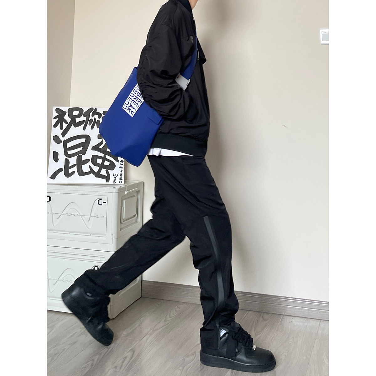 CK01*P65 抖音高品质 直筒高街美式户外冲锋裤潮运动休闲裤图片