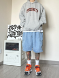 DH01*P55~夏季港风宽松直筒五分工装休闲潮冰丝牛仔短裤男，男装牛仔裤，电商A007-3
