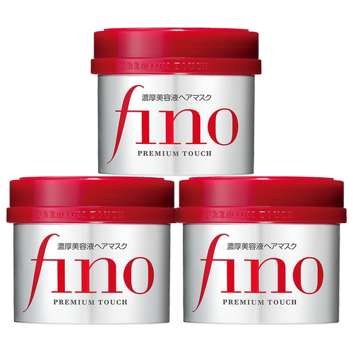 fino芬浓红罐发膜头发护理护发素 改善毛躁柔韧顺滑烫染损