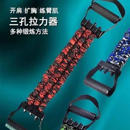 脚蹬拉力器多功能中老年瘦肚子神器男健身器材家用背腹肌训练拉筋