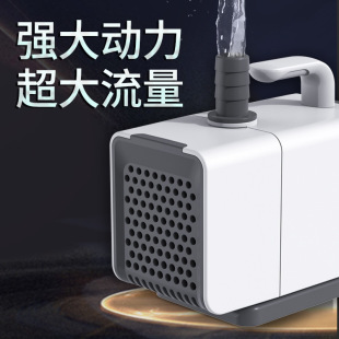 壁挂换水三合一循环泵鱼池吸 鱼缸水泵增氧泵潜小小型氧气泵瀑布式