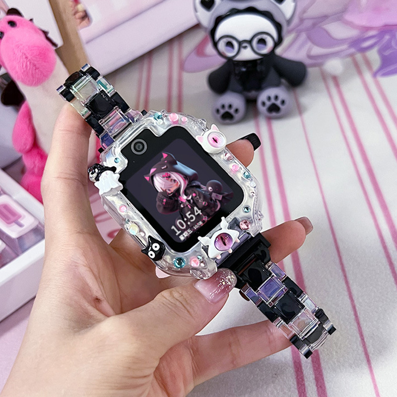 新款小恶魔保护壳适用于华为儿童电话手表表带5X/5xpro/3s/3Pro4P